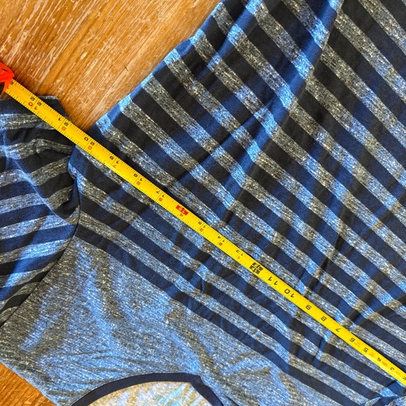 Men’s American Rag Blue Striped Short Sleeve Shirt (Size Large) - Picture 3 of 5